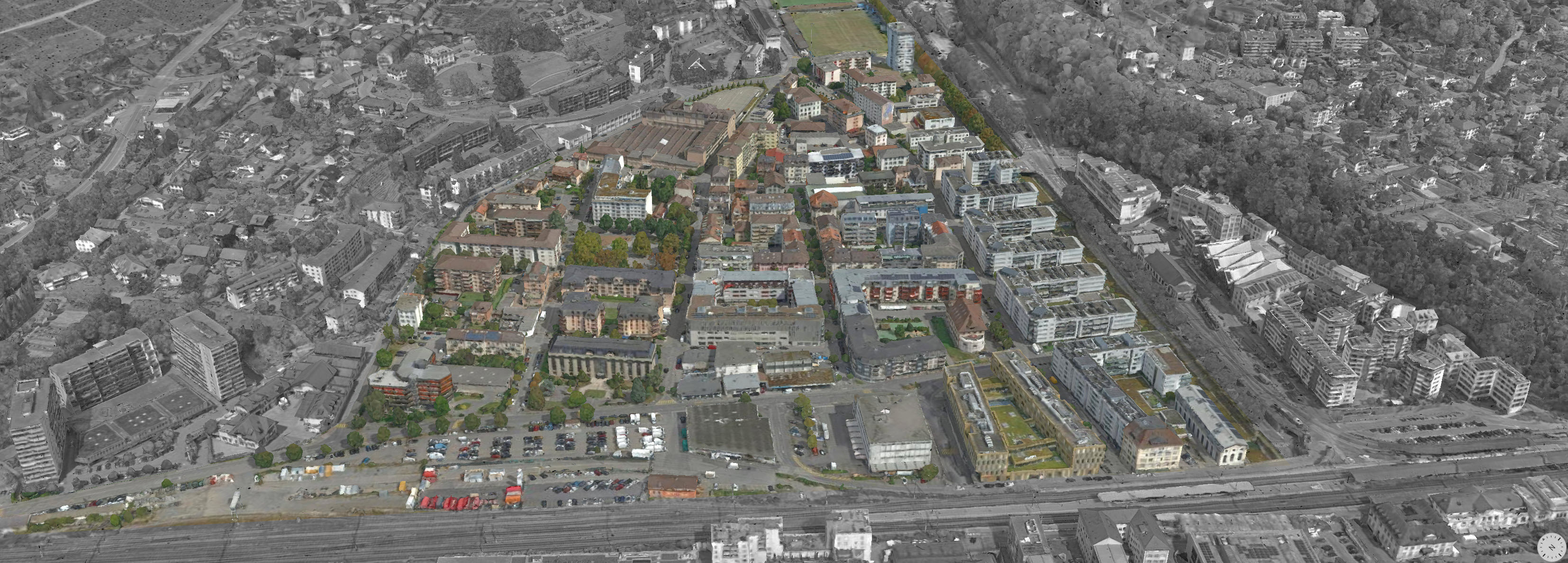 Quartier plan-dessus Vevey